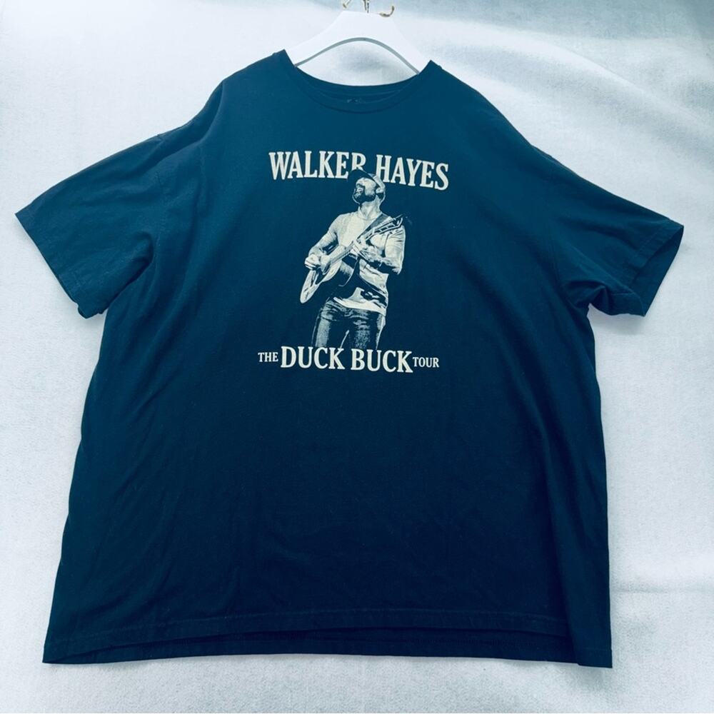 EUC Walker Hayes The Duck Buck Tour T-Shirt Merchandise Black size 2XL